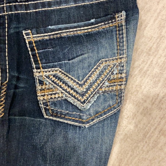 BKE Tyler straight leg 29R jeans. Starched jeans. - Picture 4 of 5